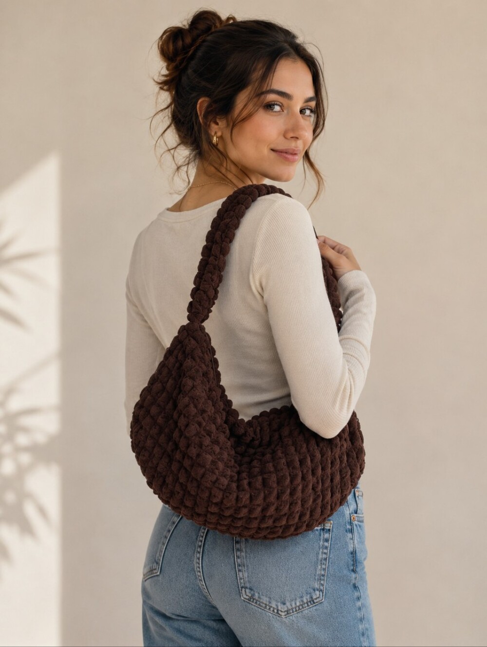 Free People Pucker Up Fleece Carryall